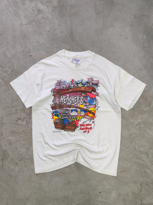 Hershey's Chocolate Factory Tee White – L