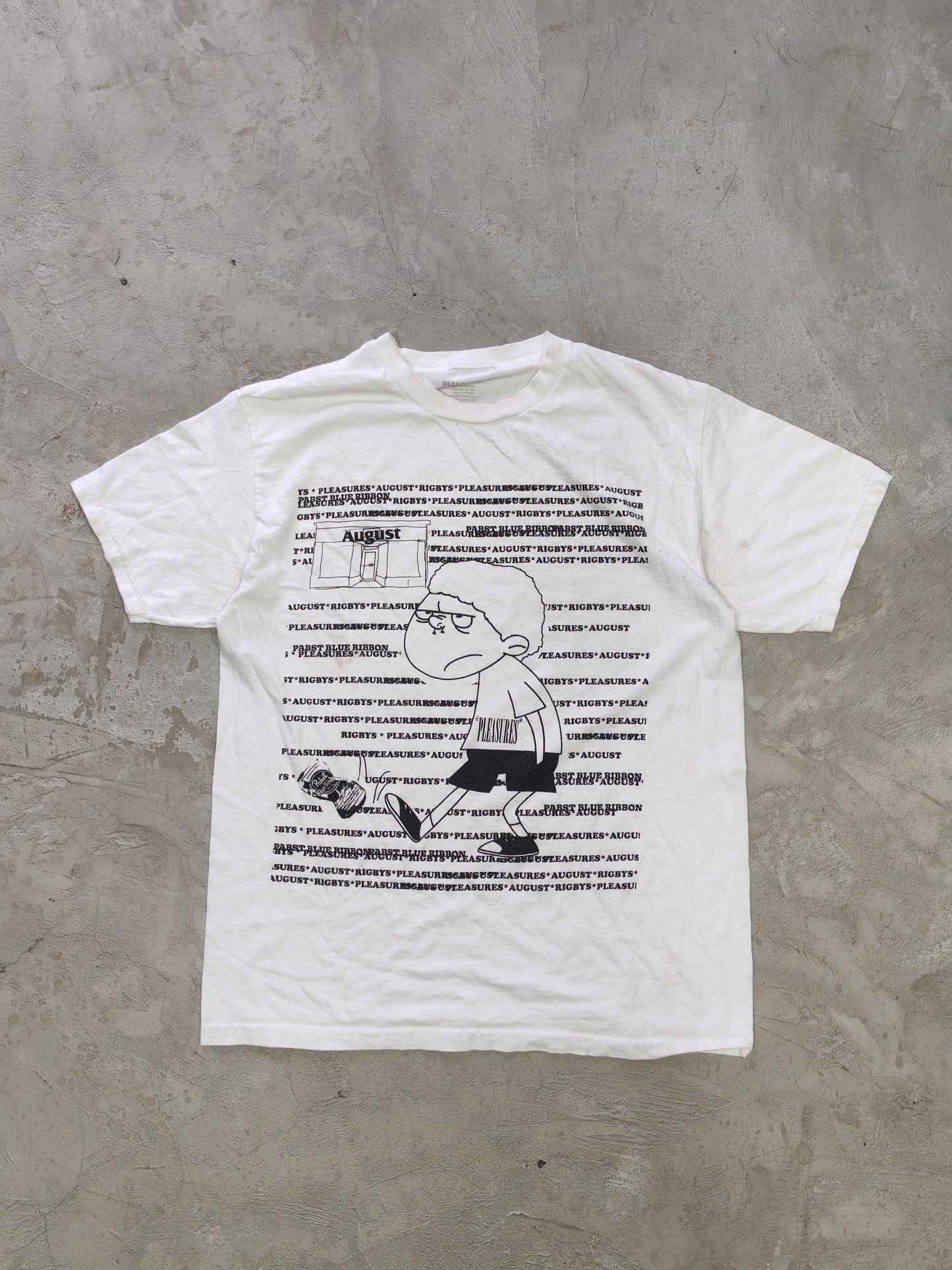 Pleasures x Rigby's August Tee White – M