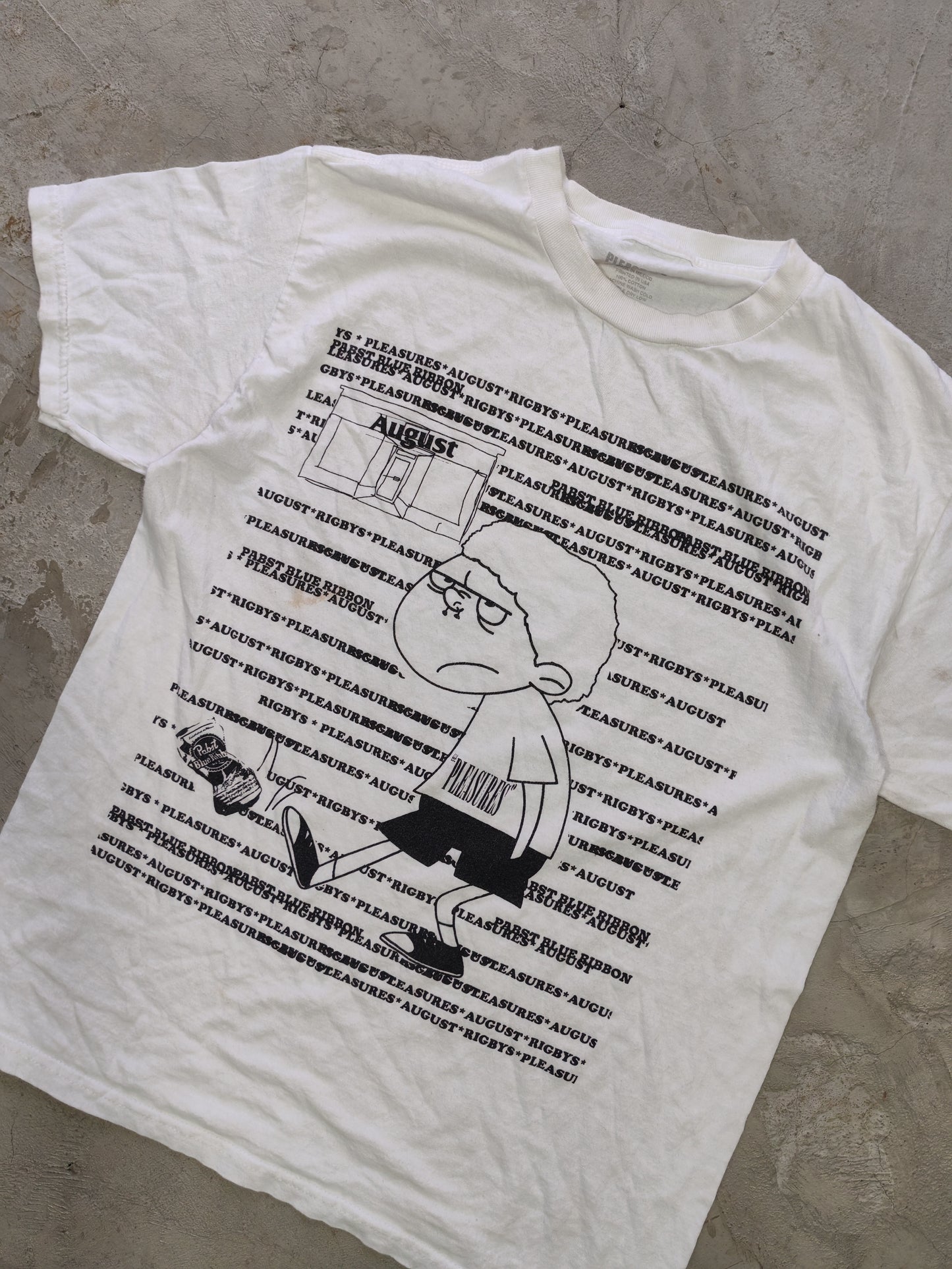 Pleasures x Rigby's August Tee White – M