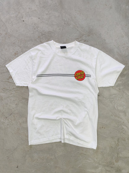 Santa Cruz Classic Dot Tee White – M
