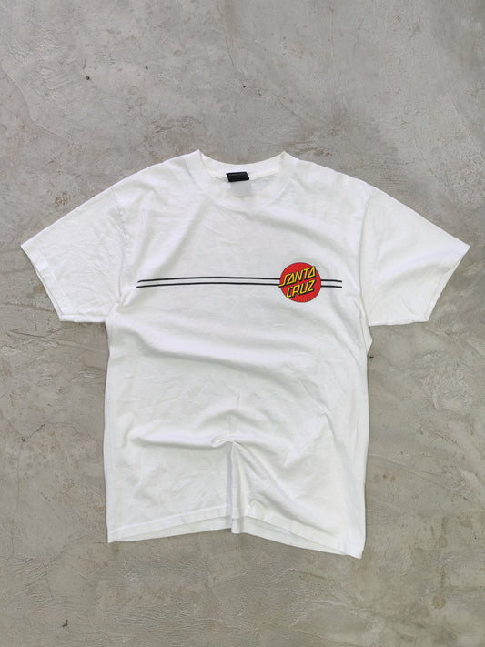 Santa Cruz Classic Dot Tee White – M