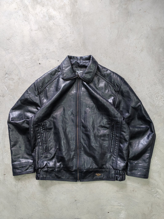 Chaqueta de Cuero Reportage R.G.A. Boxy Vintage - Talla M/L