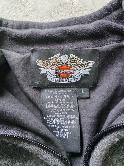 Sudadera Harley-Davidson Cuello Chino Vintage - Talla M