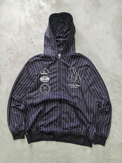Hoodie Mecca USA Pinstripe All Stars Champs Vintage - Talla XL