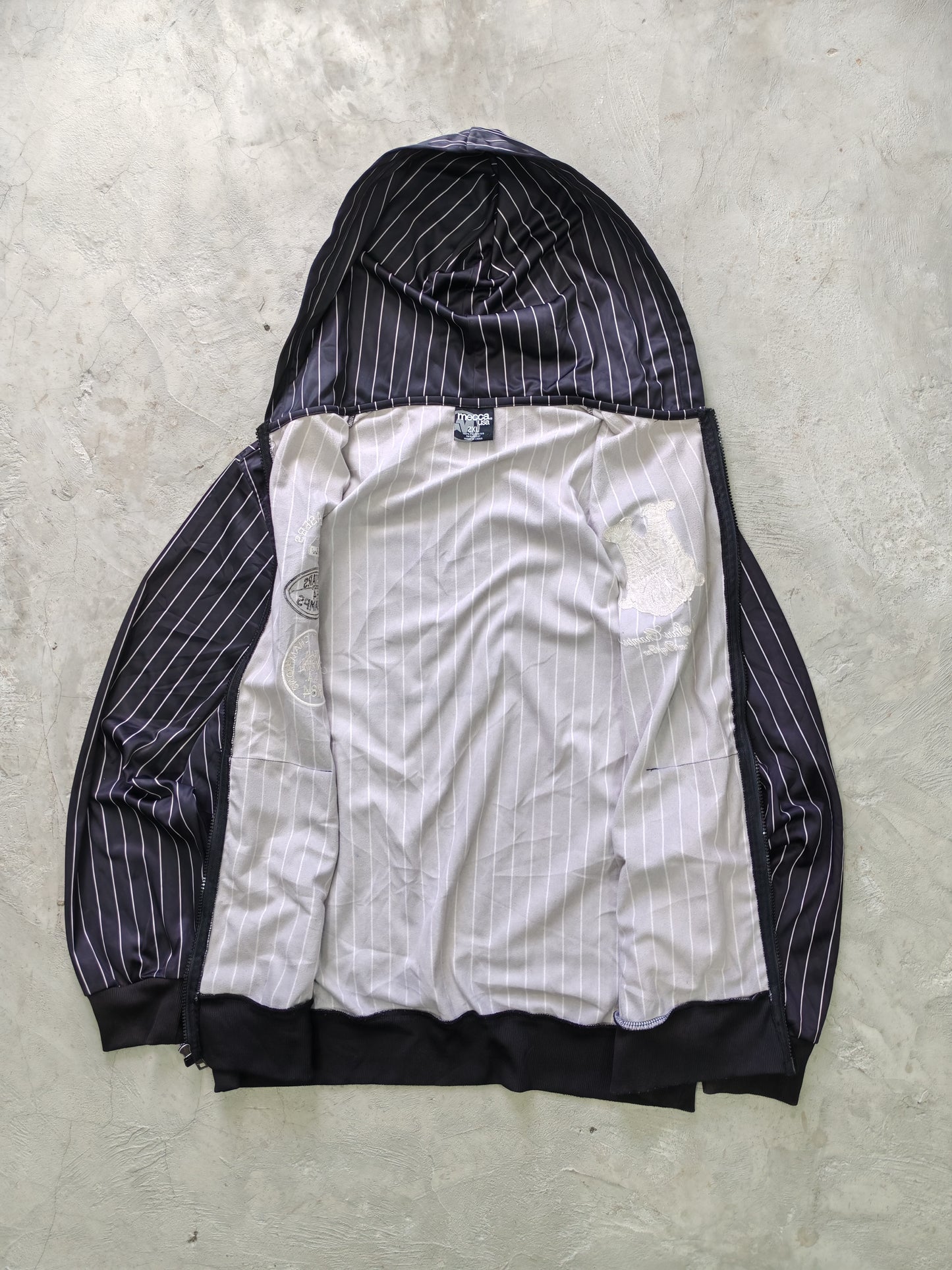 Hoodie Mecca USA Pinstripe All Stars Champs Vintage - Talla XL