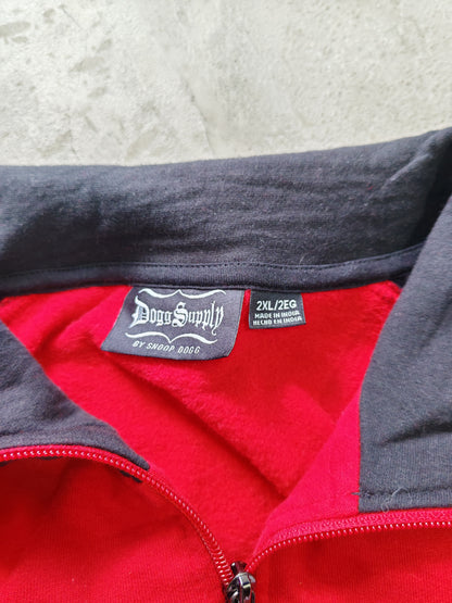 Track Jacket Snoop Dogg Supply Colorblock Vintage - Talla L Oversize