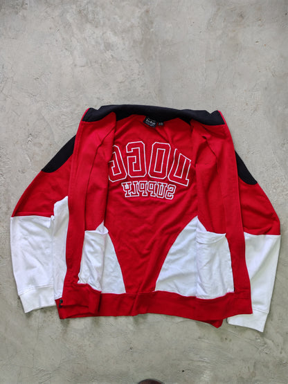 Track Jacket Snoop Dogg Supply Colorblock Vintage - Talla L Oversize