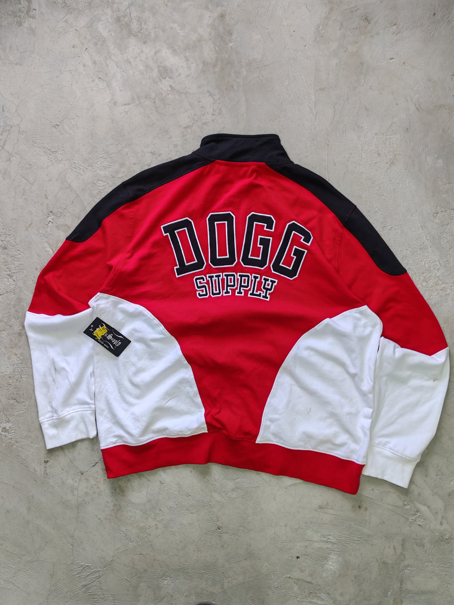 Track Jacket Snoop Dogg Supply Colorblock Vintage - Talla L Oversize