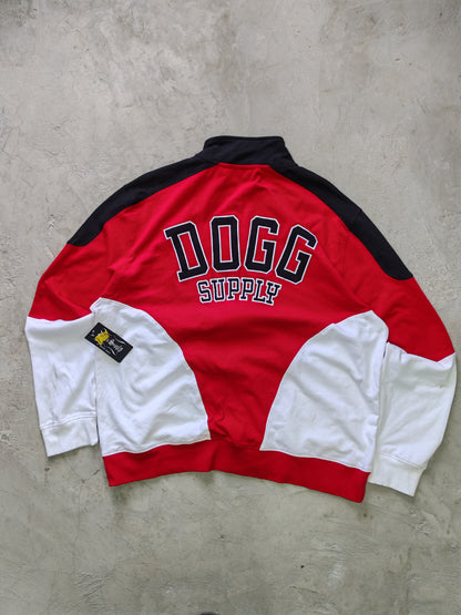 Track Jacket Snoop Dogg Supply Colorblock Vintage - Talla L Oversize