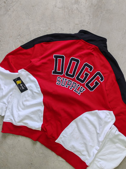 Track Jacket Snoop Dogg Supply Colorblock Vintage - Talla L Oversize