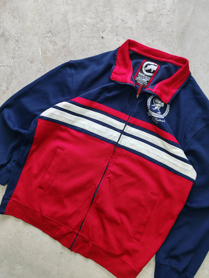 Track Jacket Ecko Unltd Colorblock Vintage - Talla XL