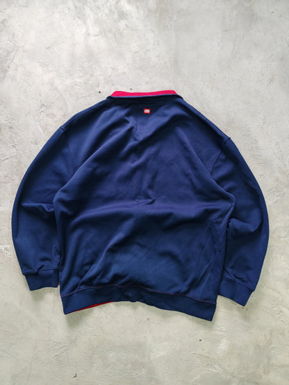 Track Jacket Ecko Unltd Colorblock Vintage - Talla XL