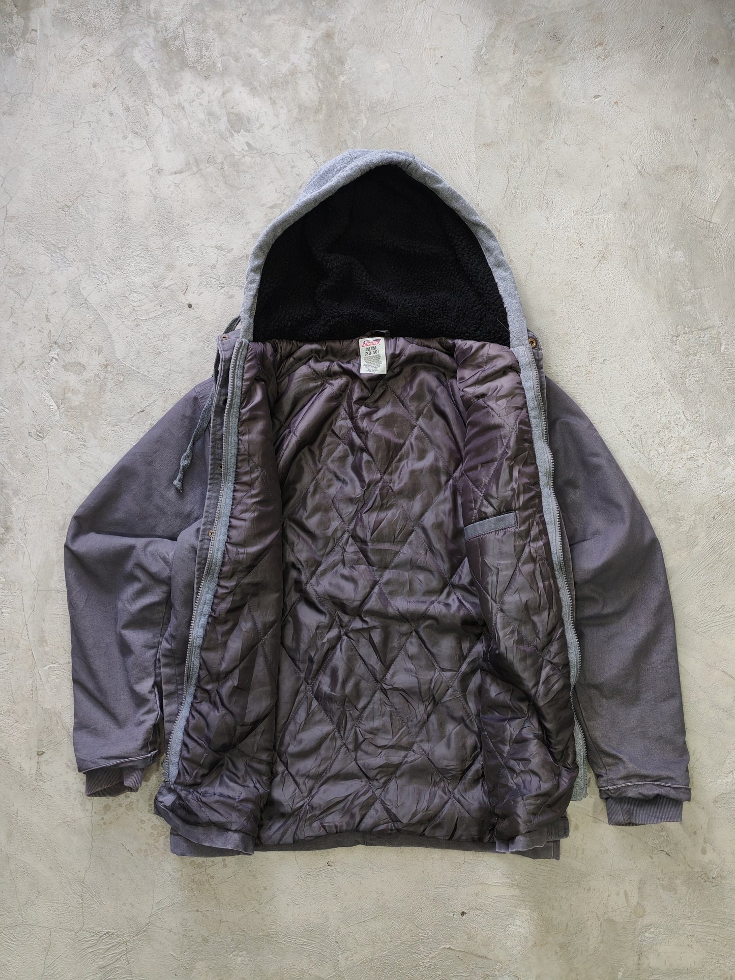 Chaqueta Dickies Work Capucha Sherpa Vintage - Talla M