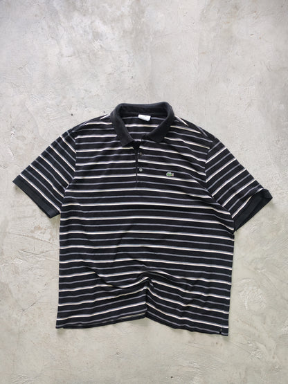 Polo Lacoste Rayas Vintage Manga Corta - Talla L