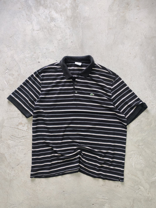 Polo Lacoste Rayas Vintage Manga Corta - Talla L