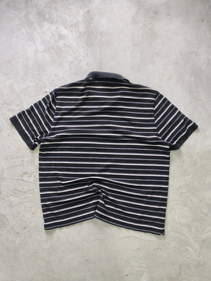 Polo Lacoste Rayas Vintage Manga Corta - Talla L