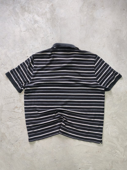 Polo Lacoste Rayas Vintage Manga Corta - Talla L