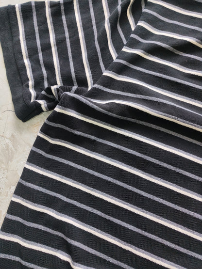 Polo Lacoste Rayas Vintage Manga Corta - Talla L