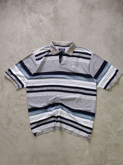 Polo Ecko Unltd Rayas Vintage Manga Corta - Talla XL