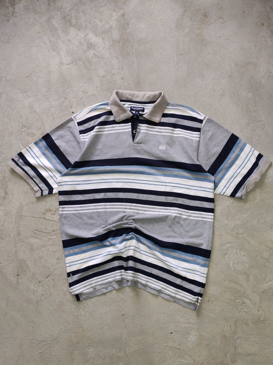 Polo Ecko Unltd Rayas Vintage Manga Corta - Talla XL