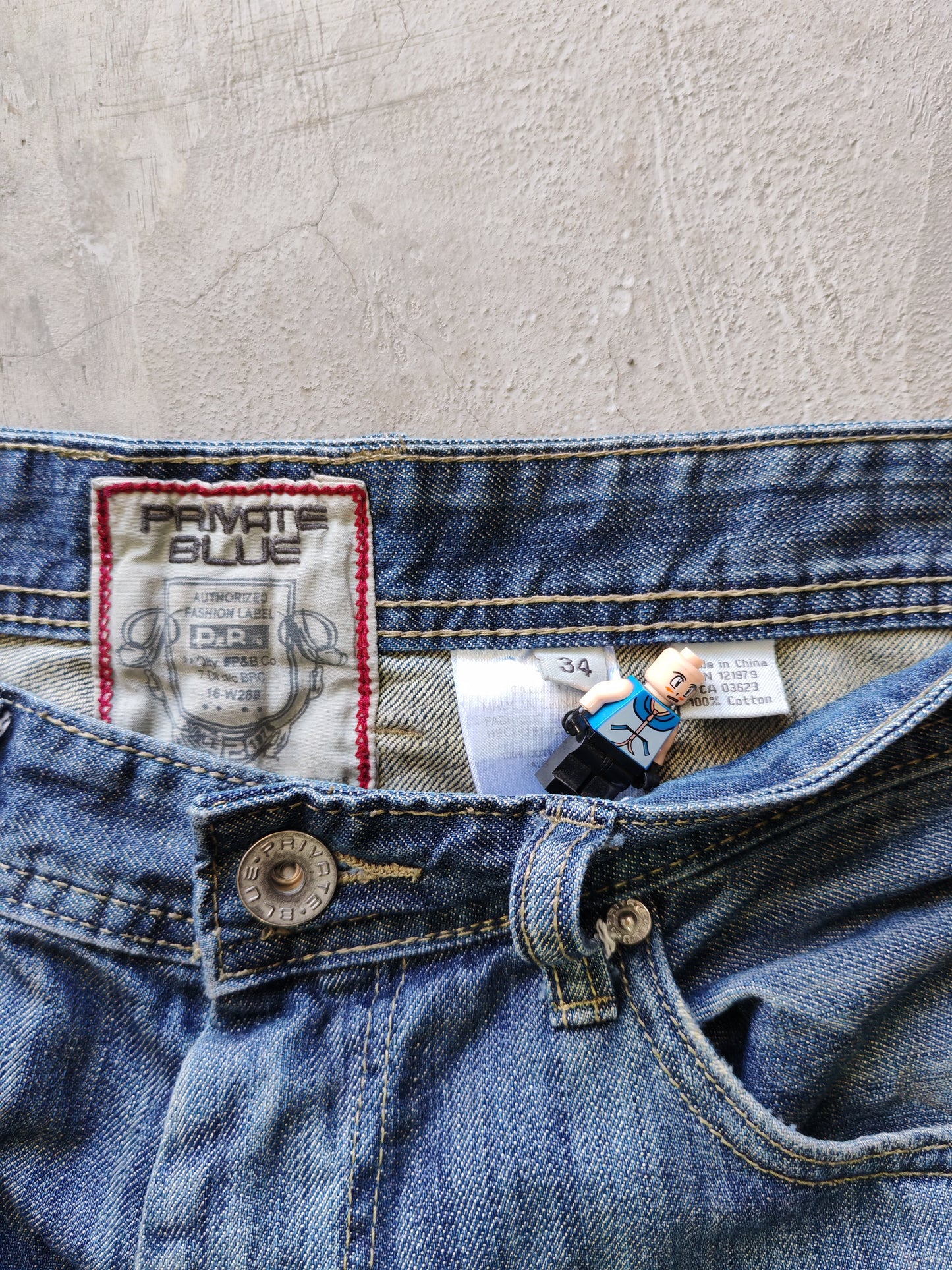 Private Blue Bootcut Jeans Blue – W34