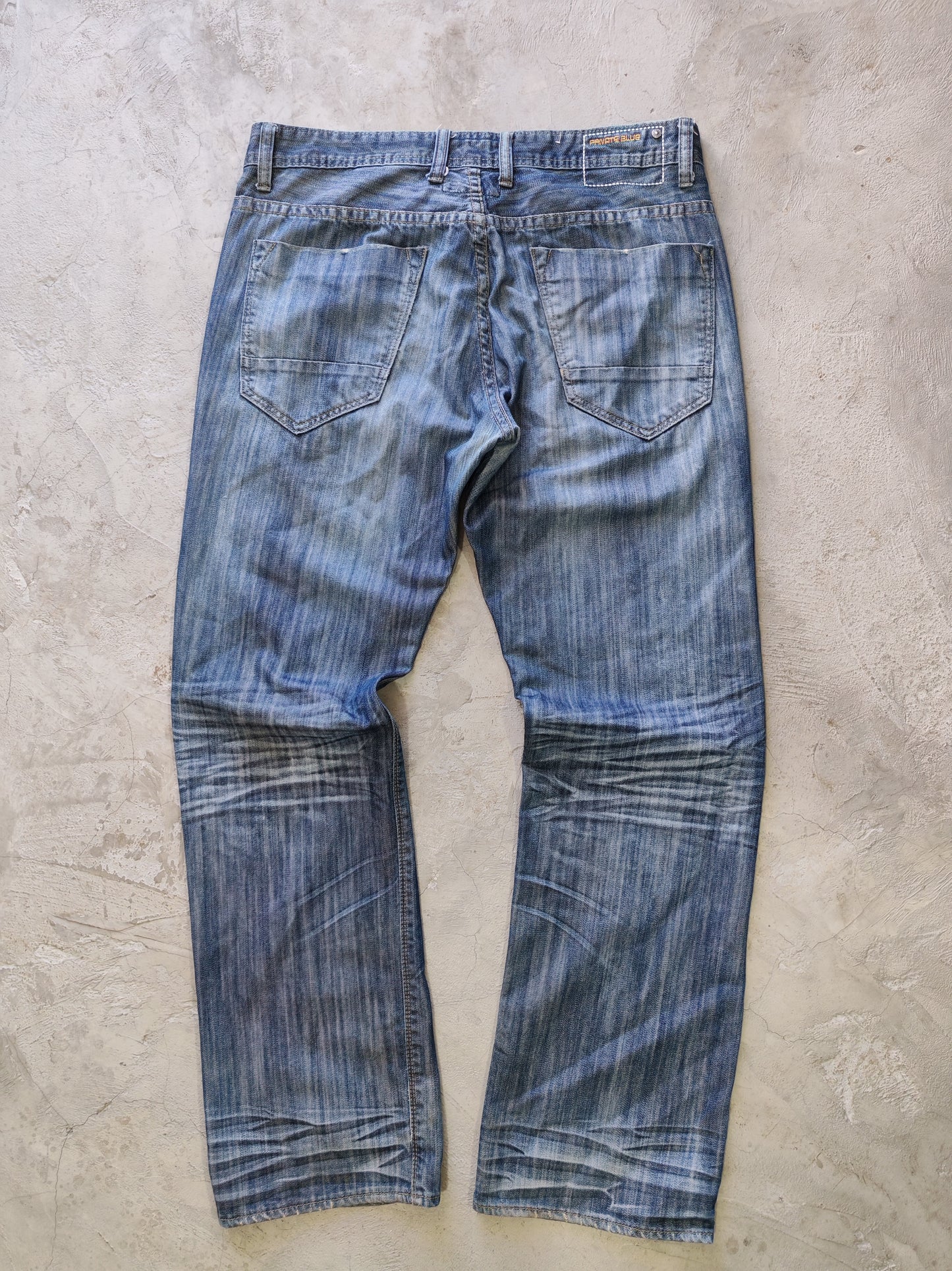 Private Blue Bootcut Jeans Blue – W34