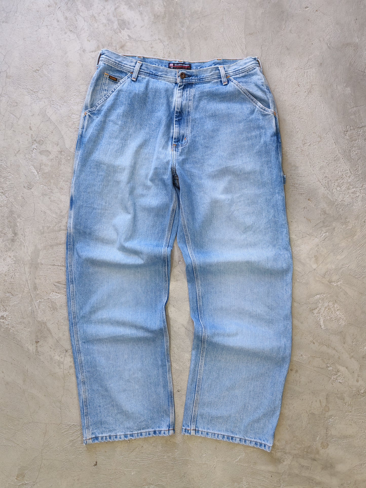 Polo Jeans Company Ralph Lauren Carpenter Jeans Light Blue – W34 L32