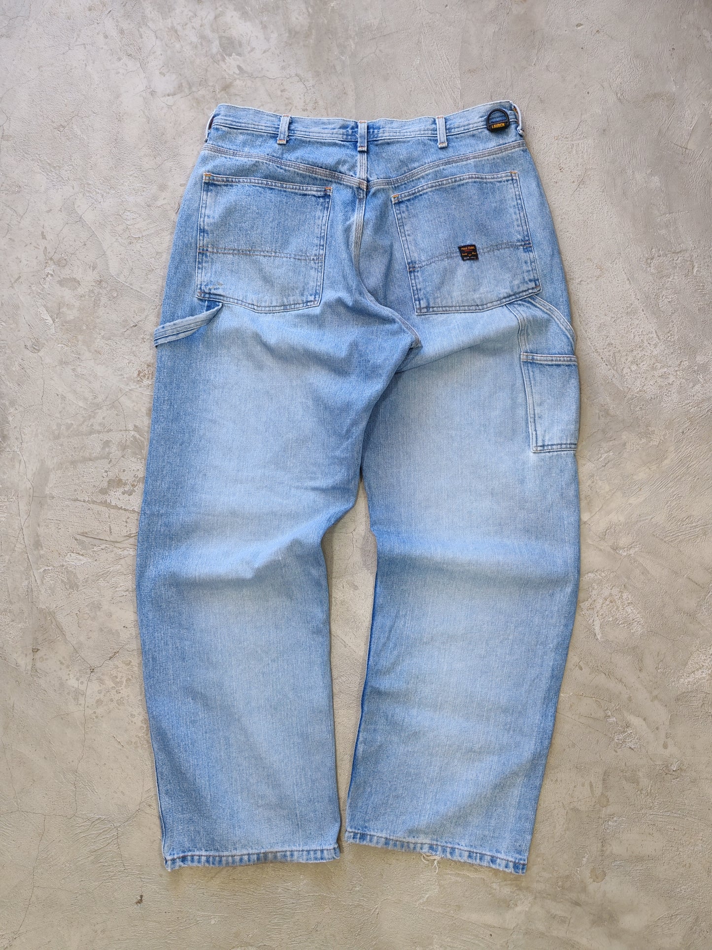 Polo Jeans Company Ralph Lauren Carpenter Jeans Light Blue – W34 L32