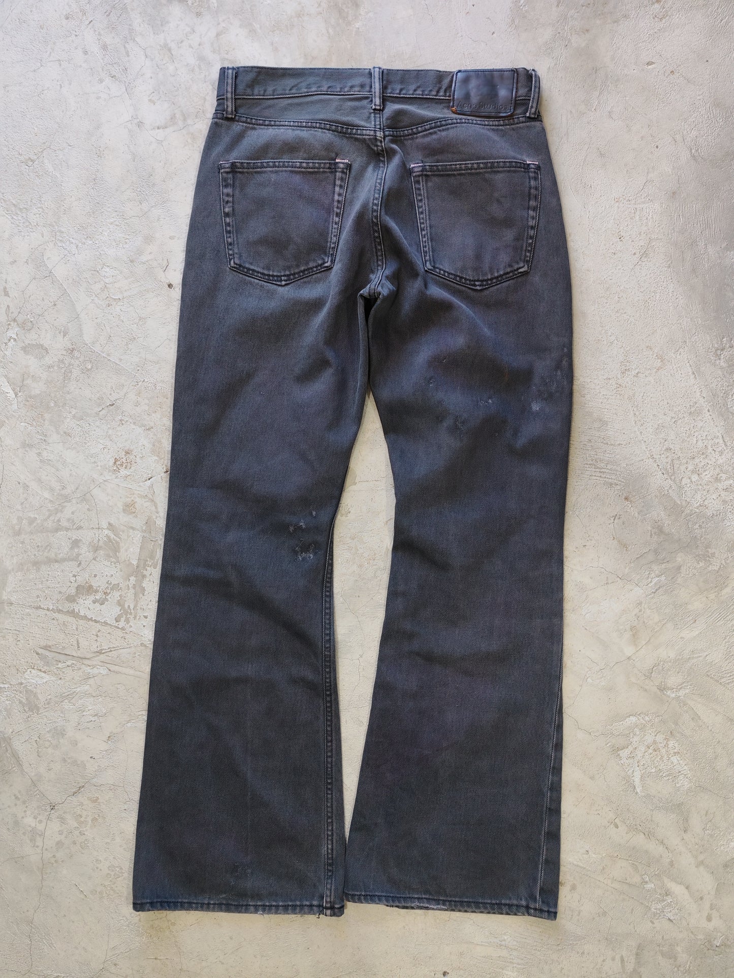 Acne Studios Flared Jeans Black – W32