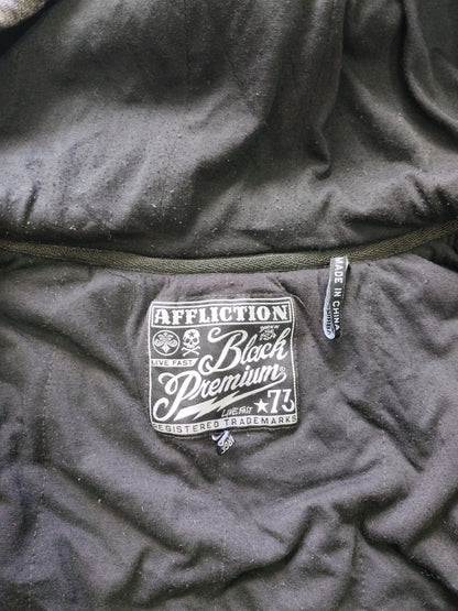 Affliction Black Premium Zip Hoodie Grey – L