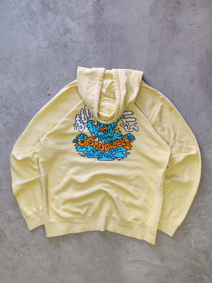 Homegrown Psychedelic Hoodie Yellow – M/L Oversize