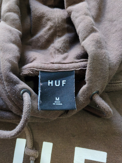 HUF OG Logo Hoodie Brown – M/L