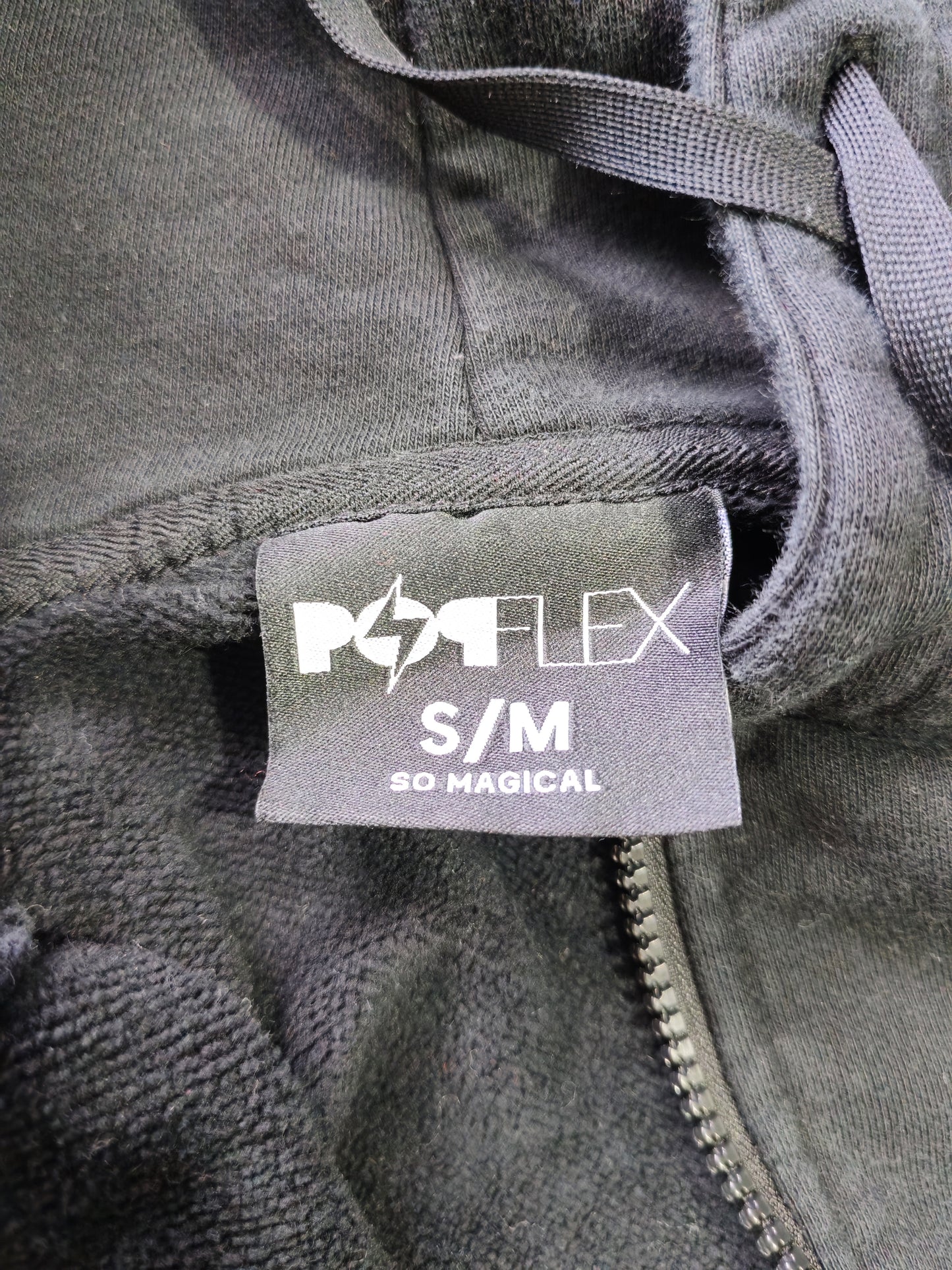 Popflex So Magical Zip Hoodie Black – S/M