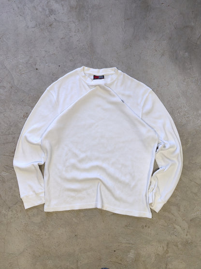 Southpole Authentic Collection Thermal Waffle Longsleeve White – L