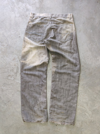 Avirex Straight Leg Jeans Grey Faded – W32/L32