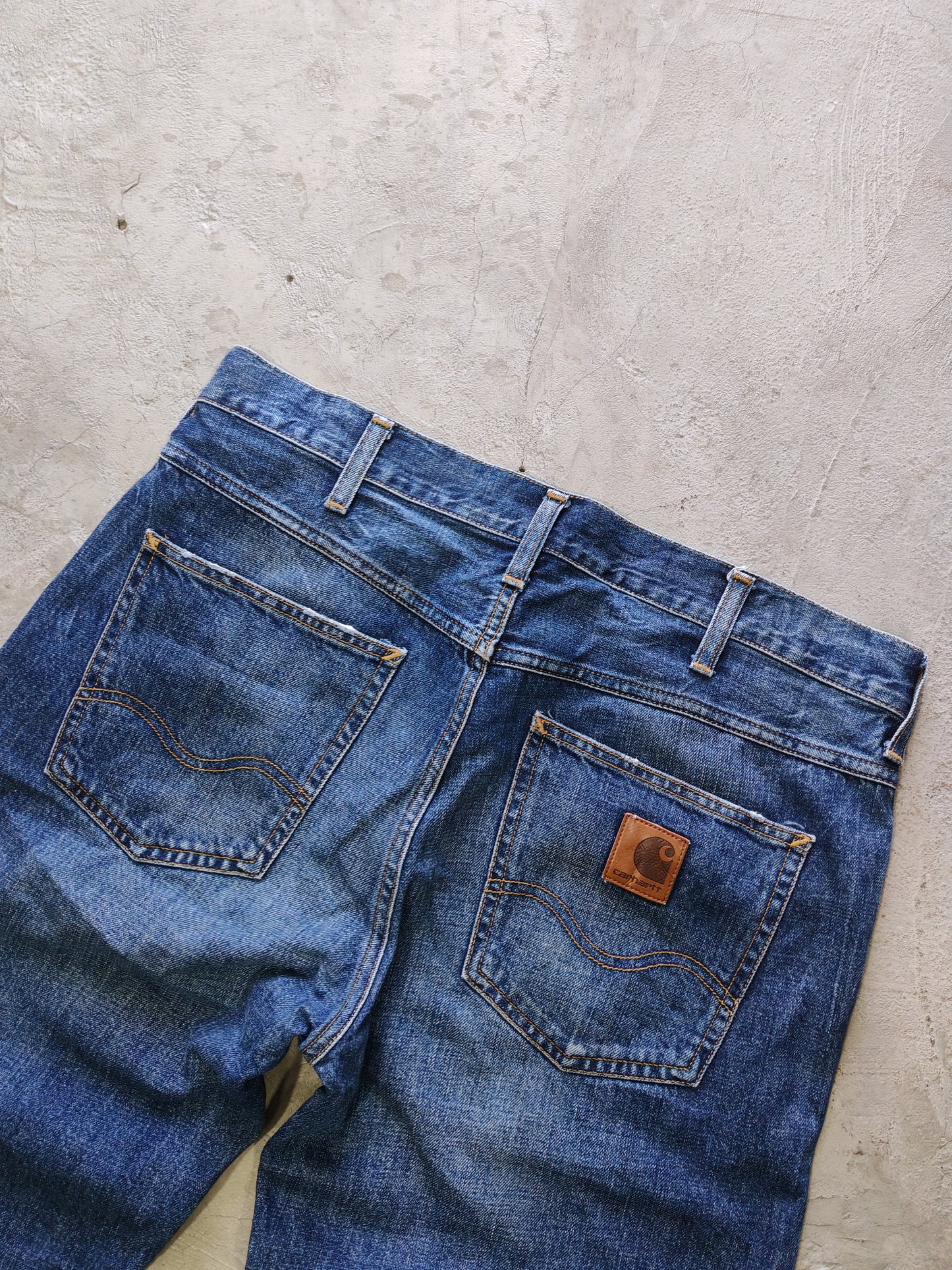 Carhartt WIP Western Short II Denim Blue – W34