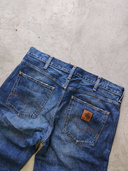 Carhartt WIP Western Short II Denim Blue – W34