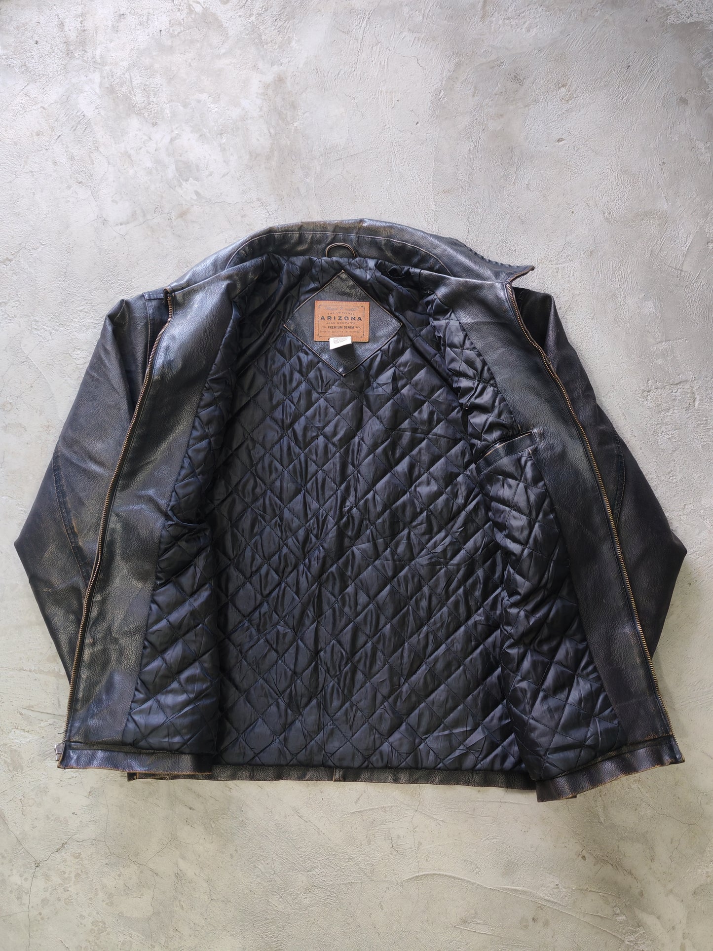 Arizona Jean Co. Faux Leather Jacket Black – L