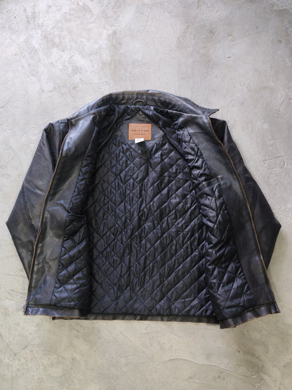 Arizona Jean Co. Faux Leather Jacket Black – L