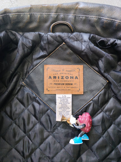 Arizona Jean Co. Faux Leather Jacket Black – L