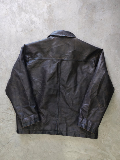 Arizona Jean Co. Faux Leather Jacket Black – L