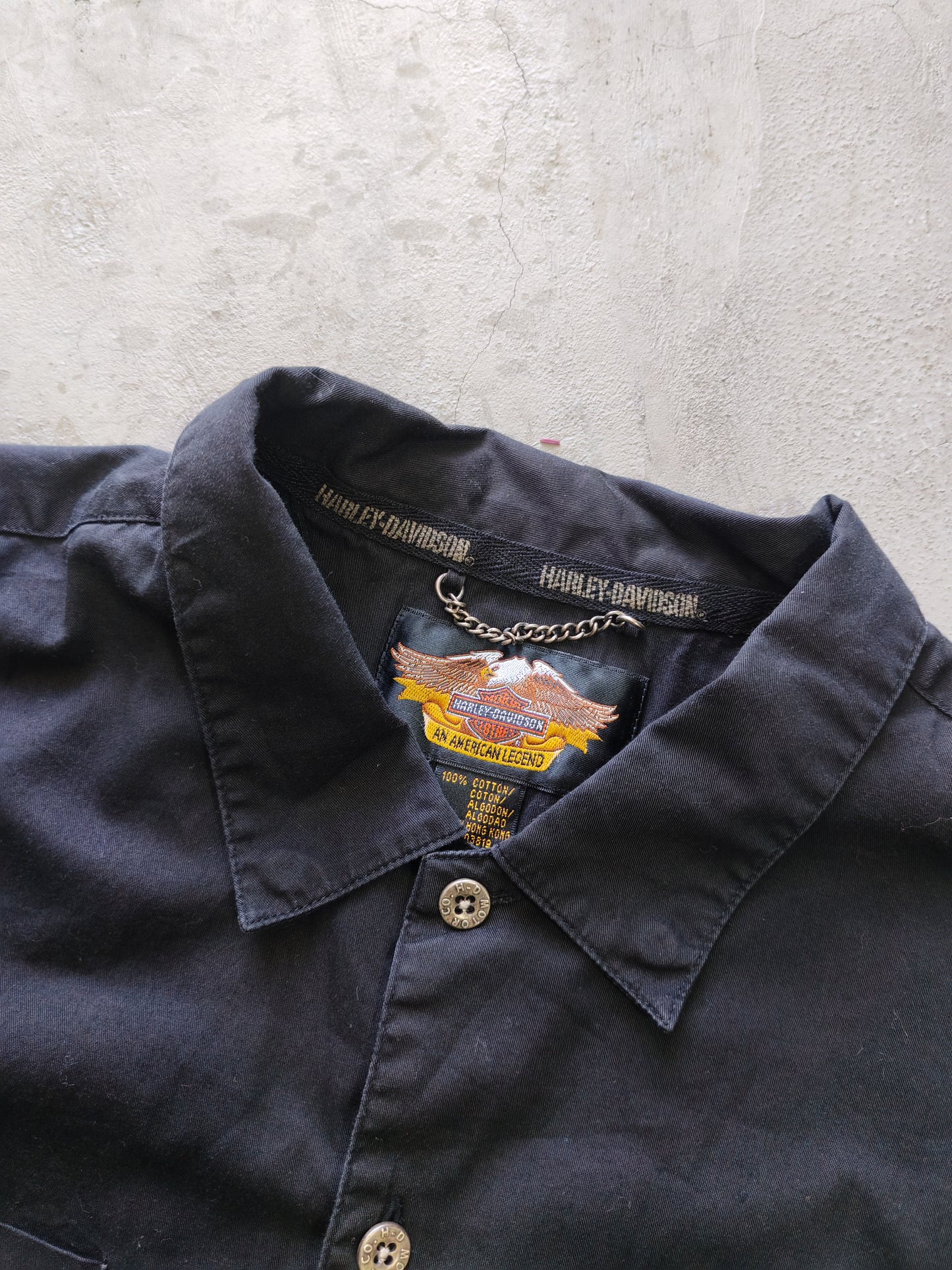 Harley-Davidson Willie G. Skull Work Shirt Black – XL