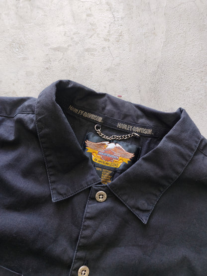 Harley-Davidson Willie G. Skull Work Shirt Black – XL
