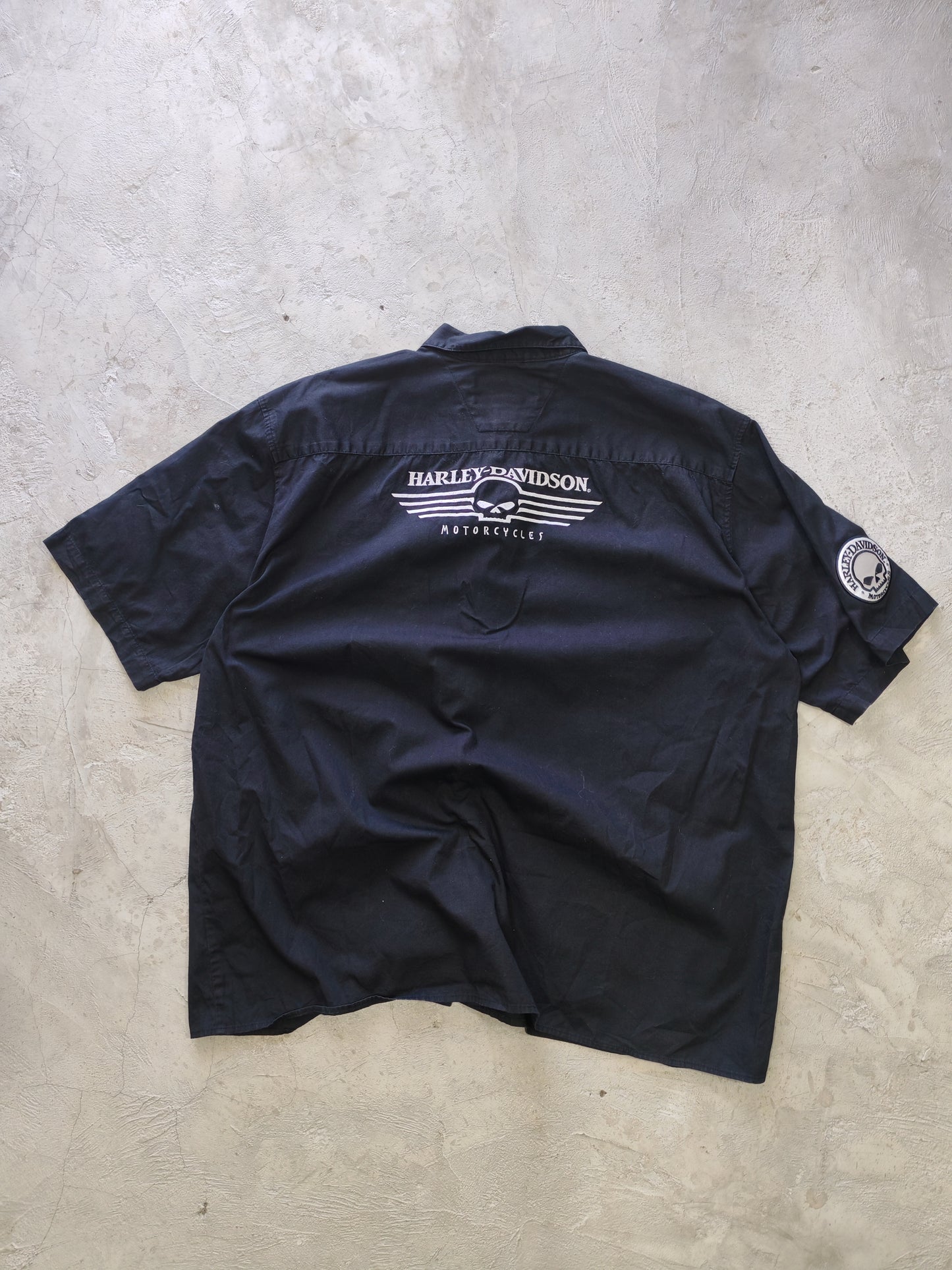 Harley-Davidson Willie G. Skull Work Shirt Black – XL