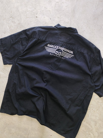 Harley-Davidson Willie G. Skull Work Shirt Black – XL