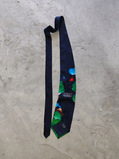 Looney Tunes Taz Novelty Tie Navy – Corbata Vintage