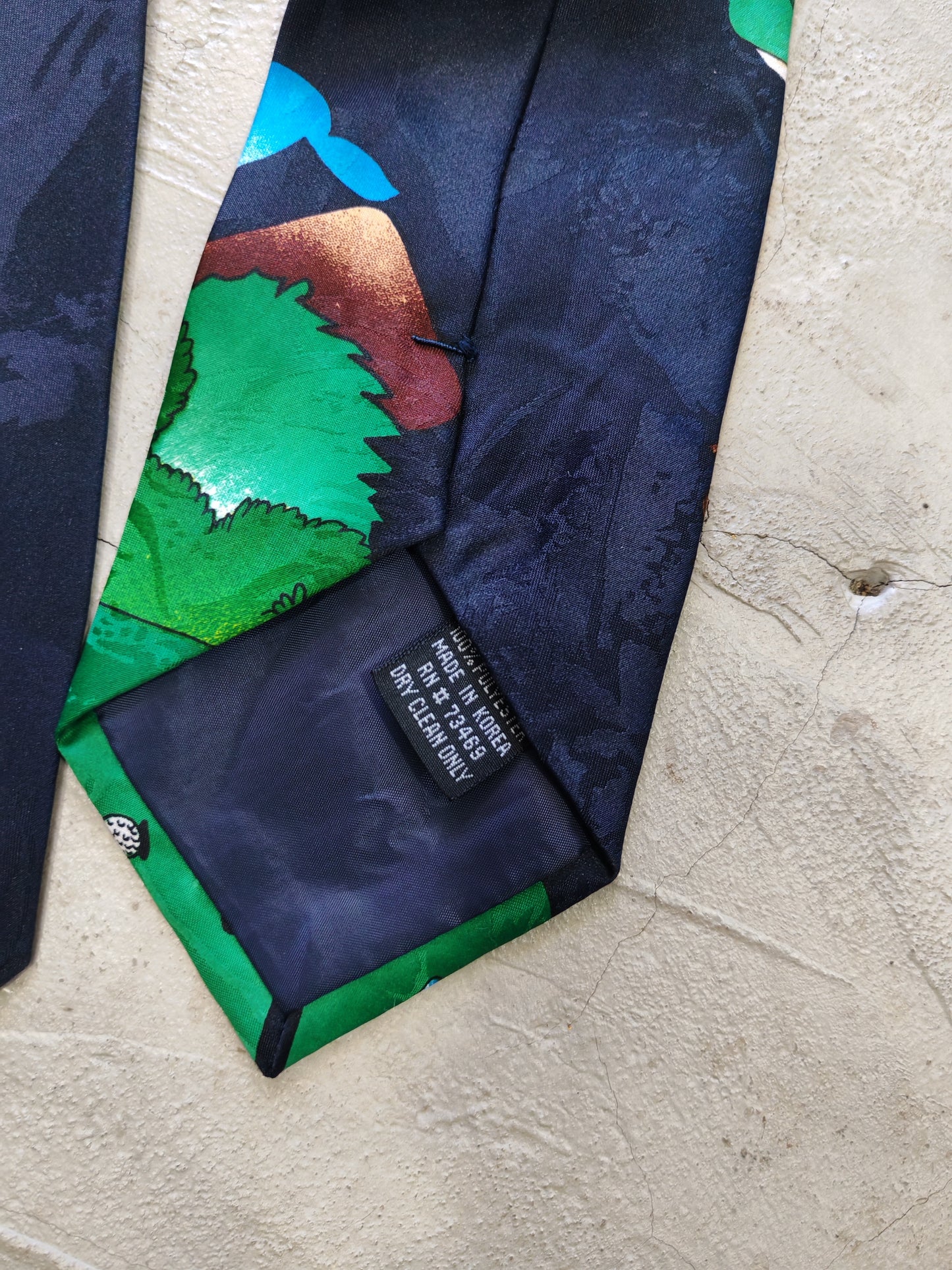 Looney Tunes Taz Novelty Tie Navy – Corbata Vintage