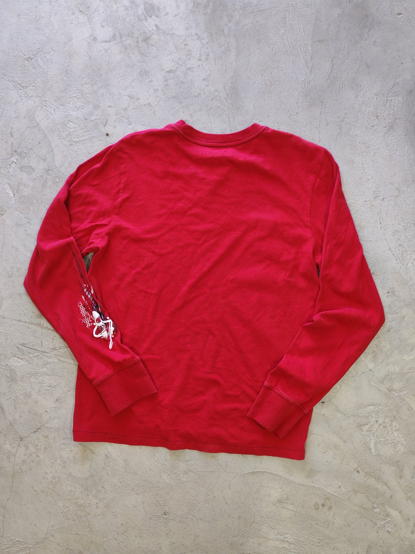 Aeropostale Aero 1987 Long Sleeve Graphic Tee Red – M/L