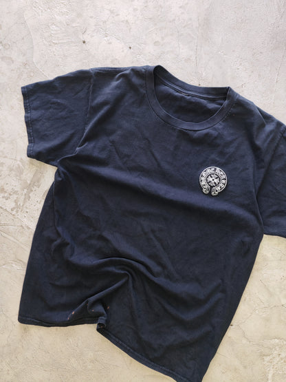 Chrome Hearts Horseshoe Cross Tee Faded Black Boxy – M/L