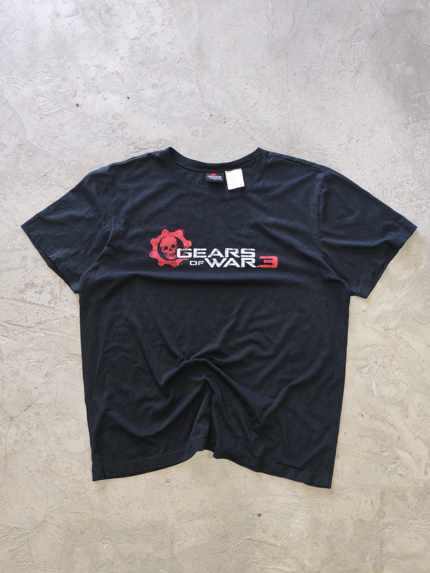 Gears of War 3 Official Merch Tee Black – L